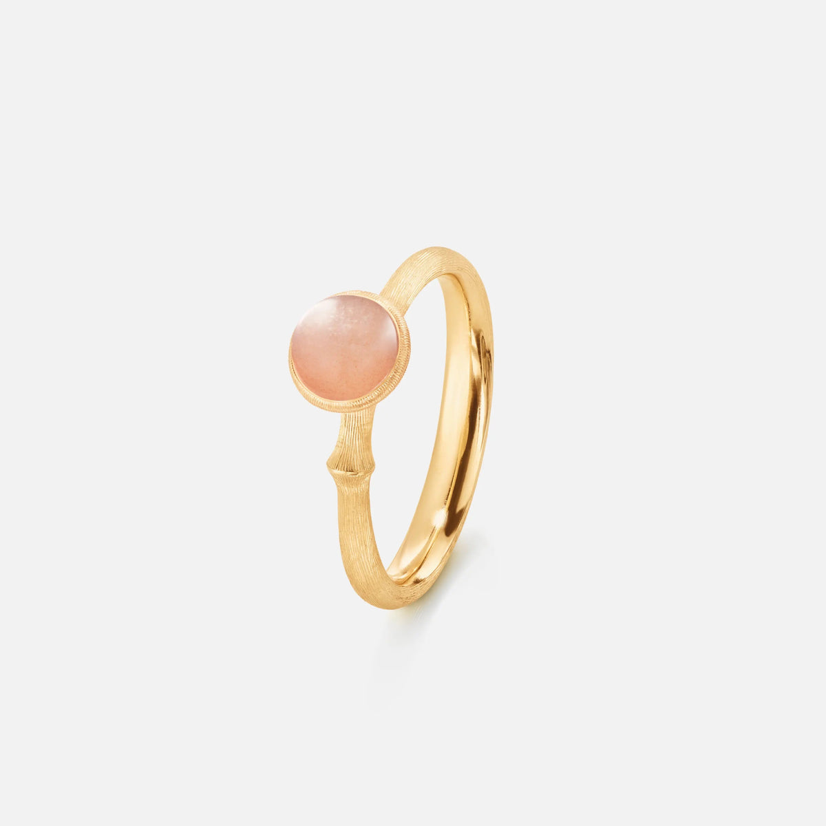 Ole Lynggaard Lotus Tiny Blush Moonstone - Aurum Jewels