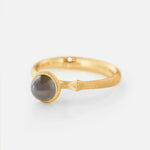 Ole Lynggaard Lotus Tiny Grey Moonstone - Aurum Jewels