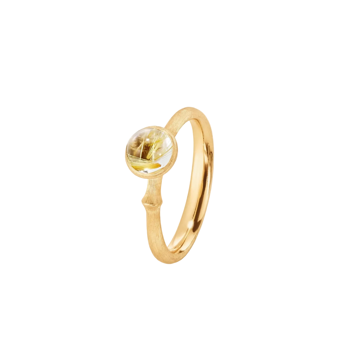 Ole Lynggaard Lotus Tiny Rutile Quartz - Aurum Jewels