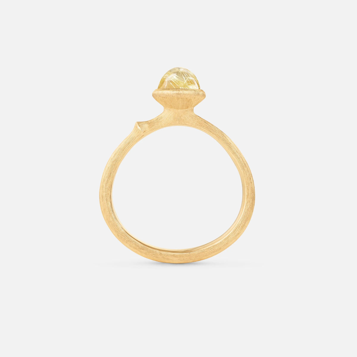 Ole Lynggaard Lotus Tiny Rutile Quartz - Aurum Jewels