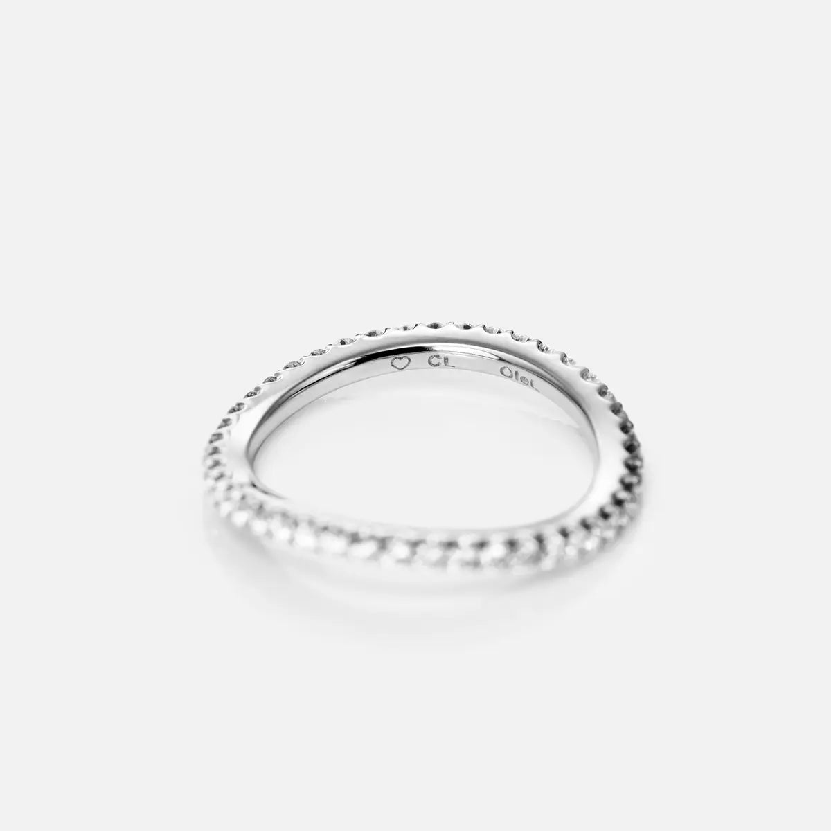 Ole Lynggaard Love Bands Curved Diamond Ring - Aurum Jewels