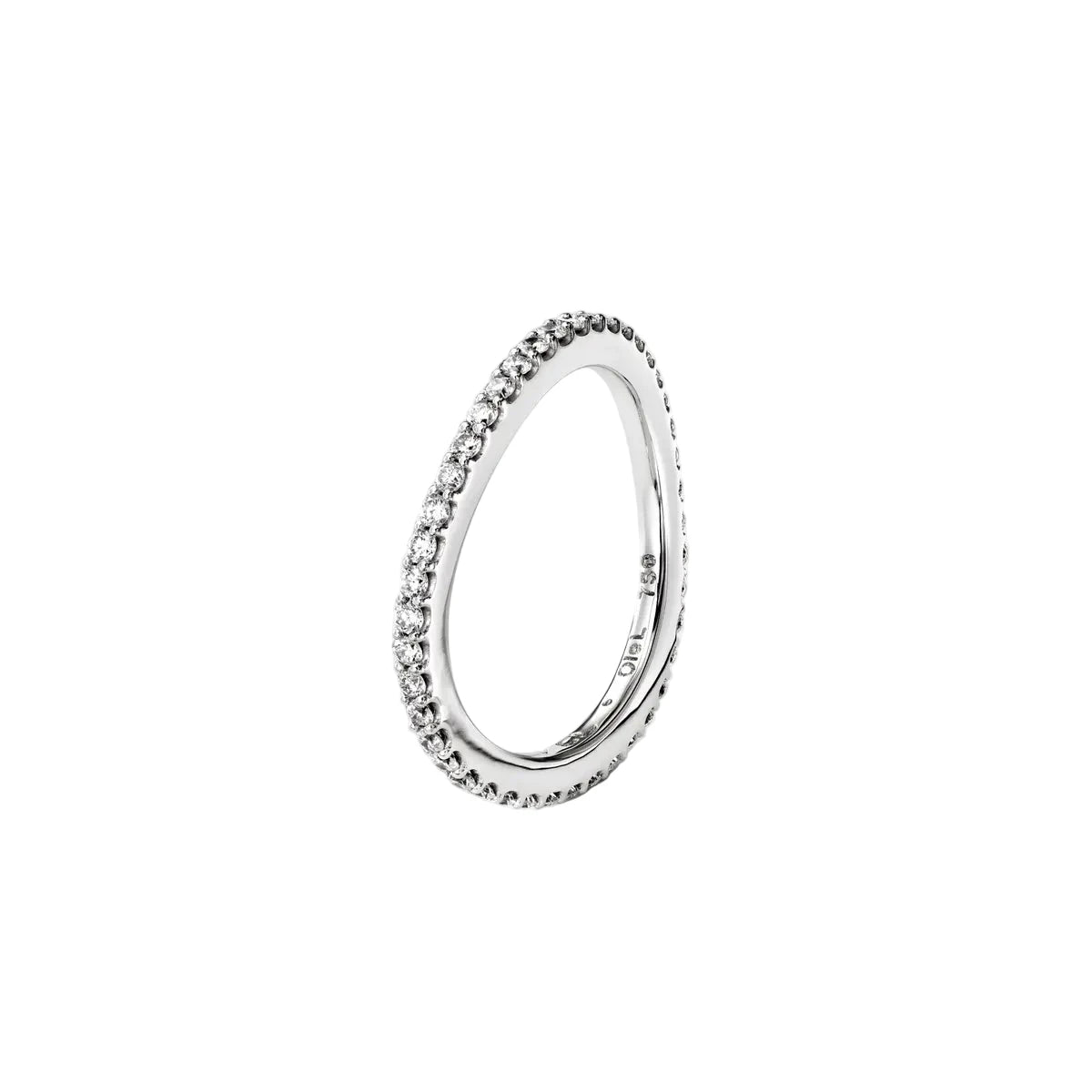 Ole Lynggaard Love Bands Curved Diamond Ring - Aurum Jewels