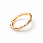 Ole Lynggaard Love Bands Yellow Gold & Diamond Ring - Aurum Jewels