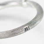 Ole Lynggaard Nature Band in 18ct White Gold with Oxidised Finish - Aurum Jewels