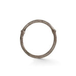 Ole Lynggaard Nature Ring No 1 - 18ct White Gold with Black Oxidised Finish - Aurum Jewels