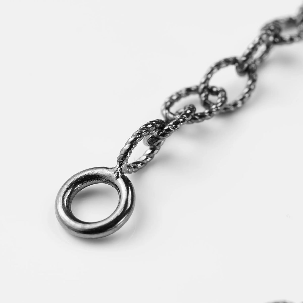 Ole Lynggaard Oxidised Silver Twisted Anchor Collier - Aurum Jewels