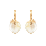 Ole Lynggaard Rutile Quartz Cabochon Dew Drop Earrings - Aurum Jewels