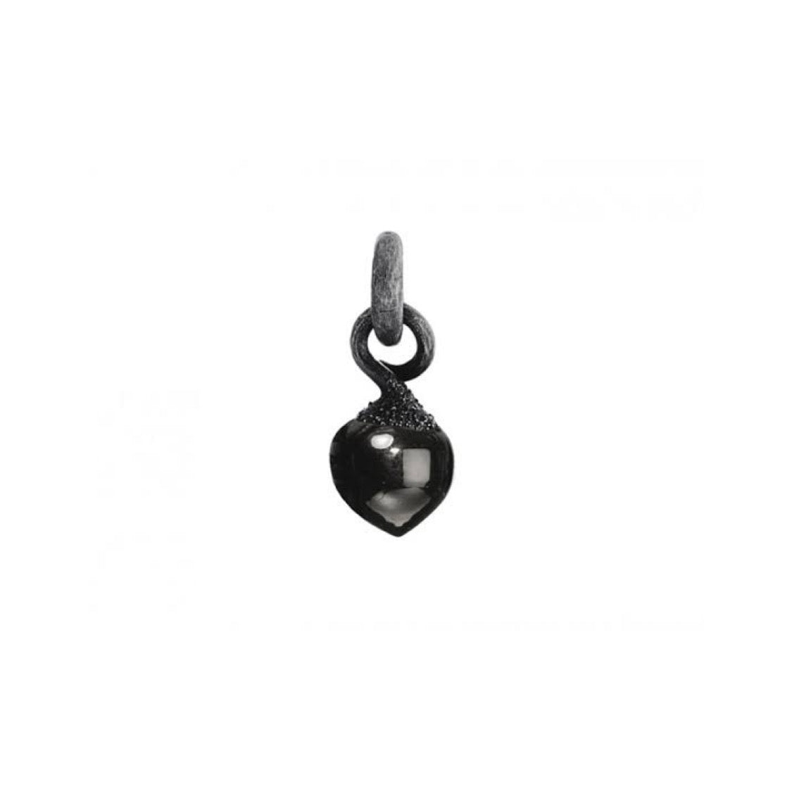 Ole Lynggaard Silver & Black Onyx Dew Drop Charm - Aurum Jewels