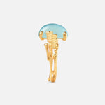 Ole Lynggaard Small Boho Ring with Aquamarine - Aurum Jewels