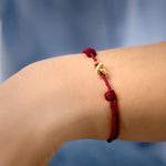 Ole Lynggaard Snake Charm on Nylon Bracelet - Aurum Jewels