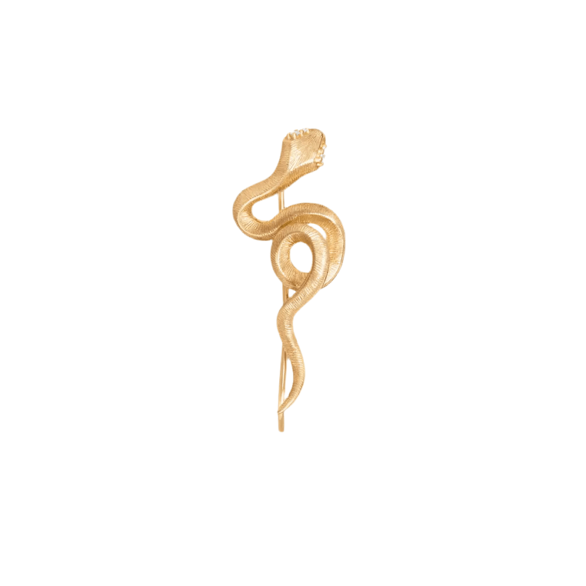 Ole Lynggaard Snakes Gold Ear Climber - Aurum Jewels