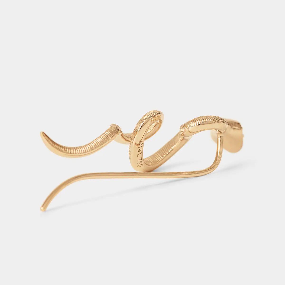 Ole Lynggaard Snakes Gold Ear Climber - Aurum Jewels