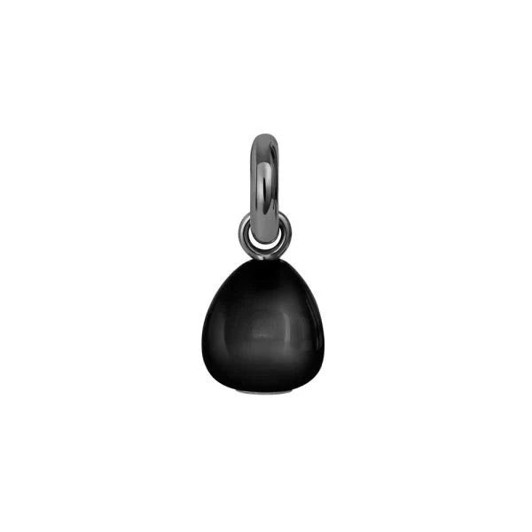 Ole Lynggaard Sterling Silver Black Onyx & Diamond Sweet Drop - Aurum Jewels
