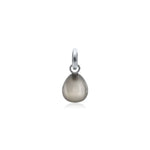Ole Lynggaard White Gold & Grey Moonstone Sweet Drop Charm - Aurum Jewels