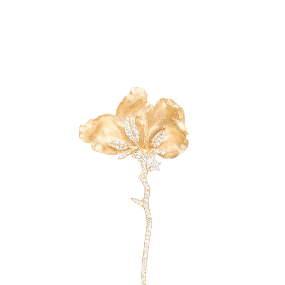 Ole Lynggaard Wild Rose Brooch - Aurum Jewels