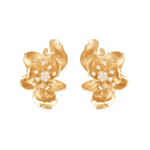 Ole Lynggaard Wild Rose Diamond Earrings - Aurum Jewels