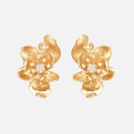 Ole Lynggaard Wild Rose Diamond Earrings - Aurum Jewels