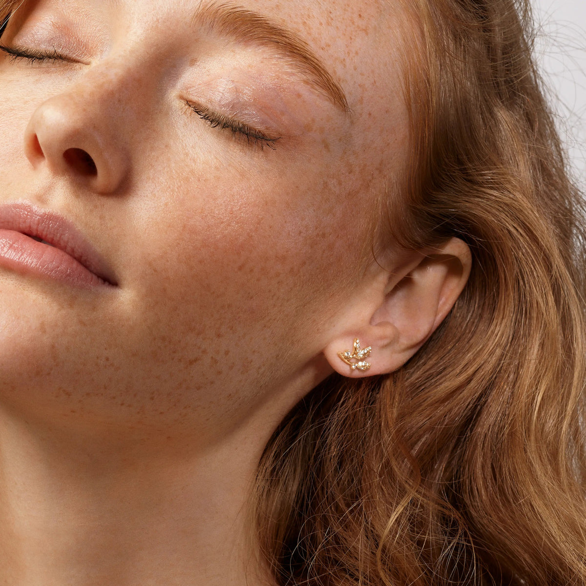 Ole Lynggaard Winter Frost Stud Earrings - Aurum Jewels
