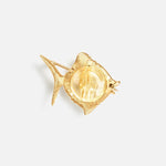 Ole Lynggaard Young Fish Brooch with Rutile Quartz - Aurum Jewels