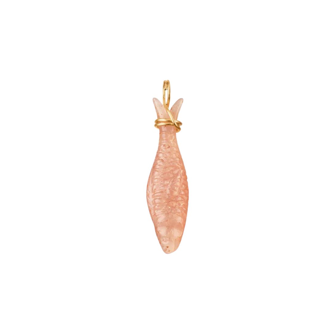 Ole Lynggaard Young Fish Moonstone Pendant - Aurum Jewels