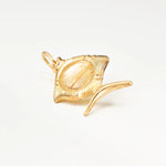 Ole Lynggaard Young Fish Pendant with Rutile Quartz - Aurum Jewels