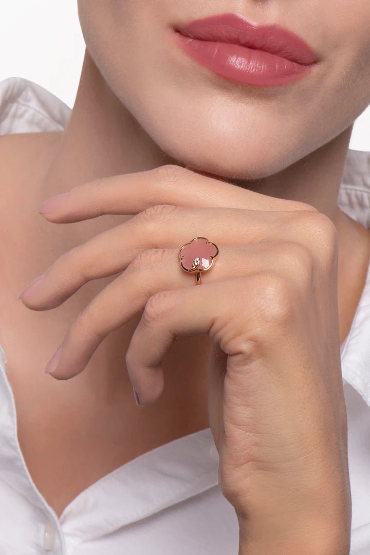 Pasquale Bruni Petit Joli Pink Chalcedony Ring - Aurum Jewels