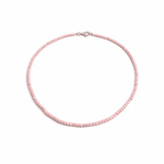 Pink Opal Bead Necklace - Aurum Jewels