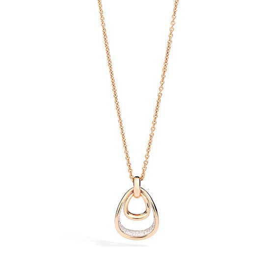 Pomellato Fantina Rose Gold Pendant with Diamonds - Aurum Jewels