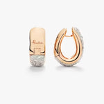 Pomellato Iconica Pave Diamond Hoop Earrings - Aurum Jewels