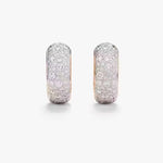 Pomellato Iconica Pave Diamond Hoop Earrings - Aurum Jewels
