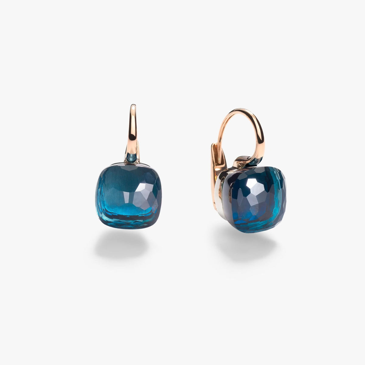 Pomellato Nudo Classic Earrings London Blue Topaz - Aurum Jewels