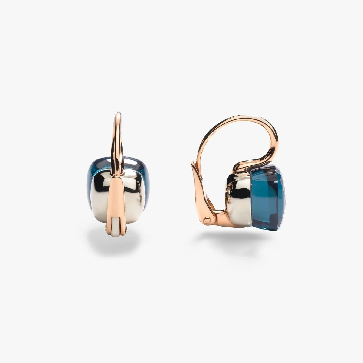Pomellato Nudo Classic Earrings London Blue Topaz - Aurum Jewels