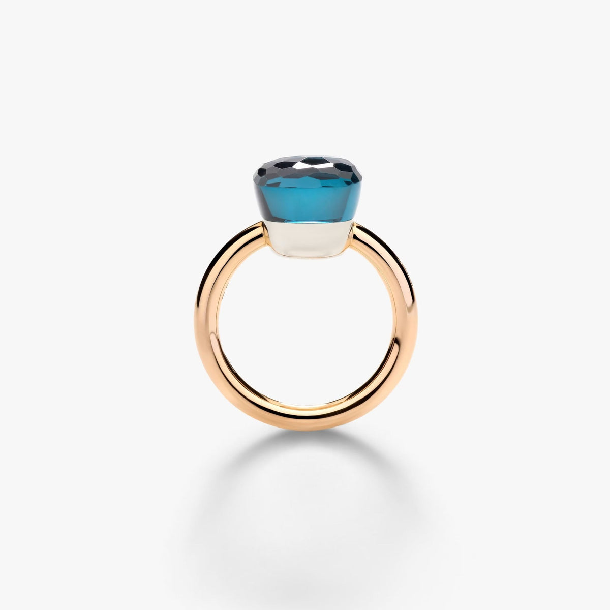 Pomellato Nudo Classic Ring London Blue Topaz - Aurum Jewels