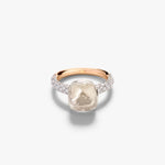 Pomellato Nudo Classic Ring White Topaz & Diamond - Aurum Jewels