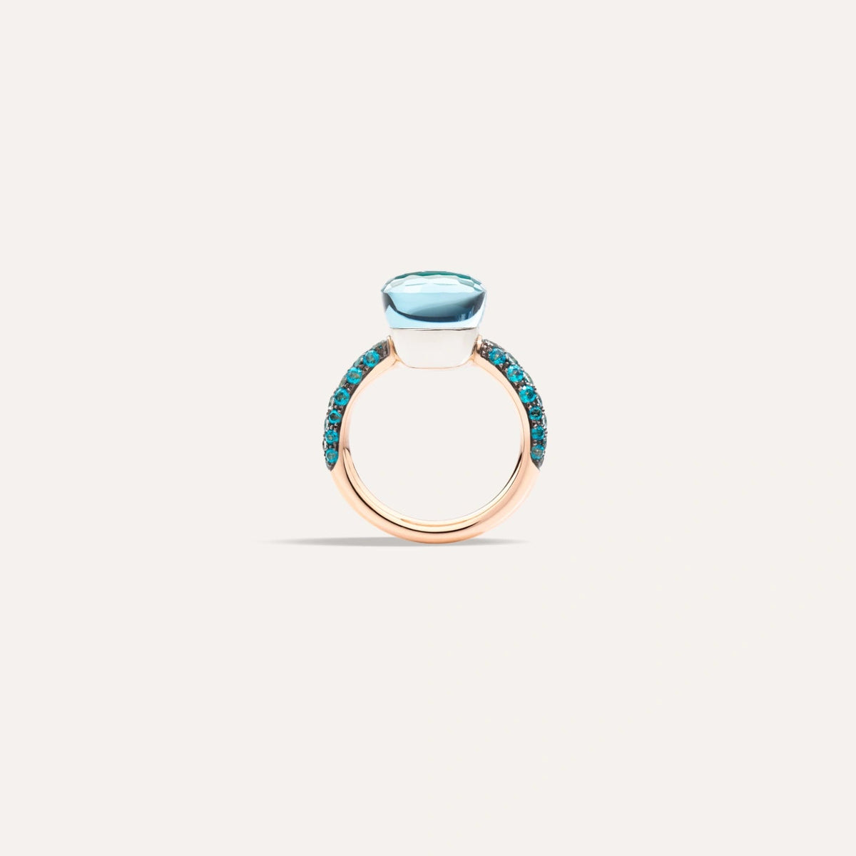 Pomellato Nudo Deep Blue Topaz Ring - Aurum Jewels