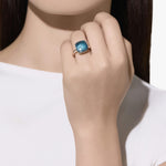 Pomellato Nudo Maxi Ring London Blue Topaz - Aurum Jewels