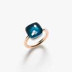 Pomellato Nudo Maxi Ring London Blue Topaz - Aurum Jewels