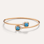 Pomellato Nudo Mini Bangle with London Topaz - Aurum Jewels