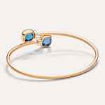 Pomellato Nudo Mini Bangle with London Topaz - Aurum Jewels