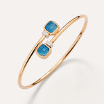 Pomellato Nudo Mini Bangle with London Topaz - Aurum Jewels