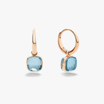 Pomellato Nudo Mini Earrings with Sky Blue Topaz - Aurum Jewels