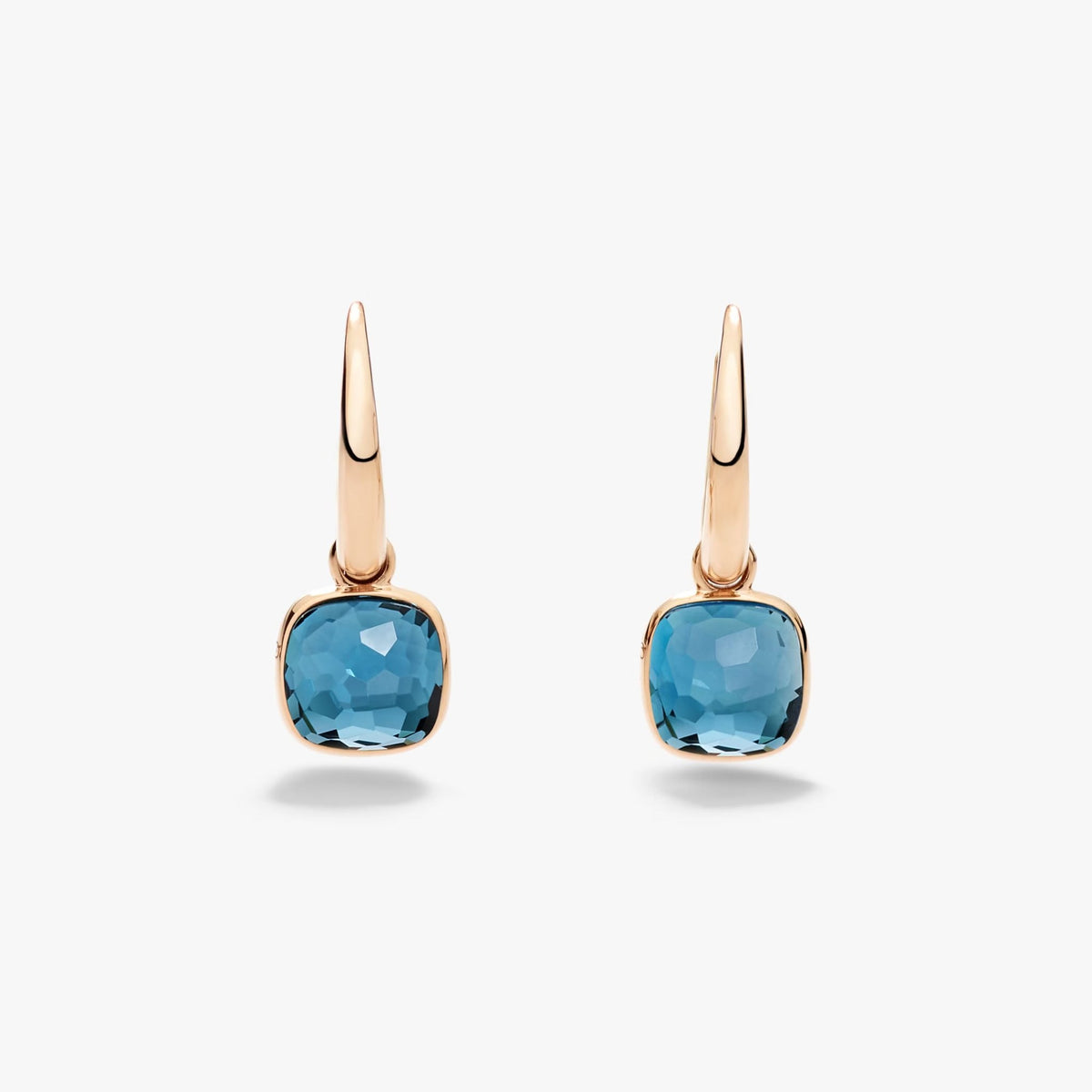 Pomellato Nudo Mini London Blue Topaz Earrings - Aurum Jewels