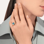 Pomellato Nudo Petit Blue Topaz Ring - Aurum Jewels