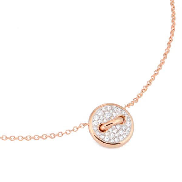 Pomellato Pom Pom Dot Mother Of Pearl & Diamond Pave Pendant - Aurum Jewels