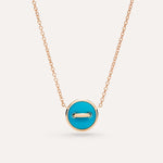 Pomellato Pom Pom Dot Reversible Necklace with Turquoise - Aurum Jewels