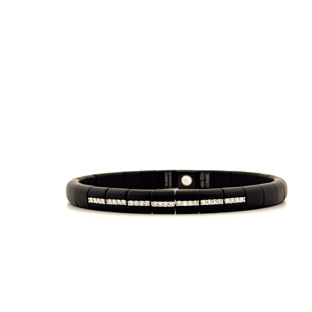 Roberto Demeglio Pura Luce Ceramic & Diamond Bracelet - Aurum Jewels