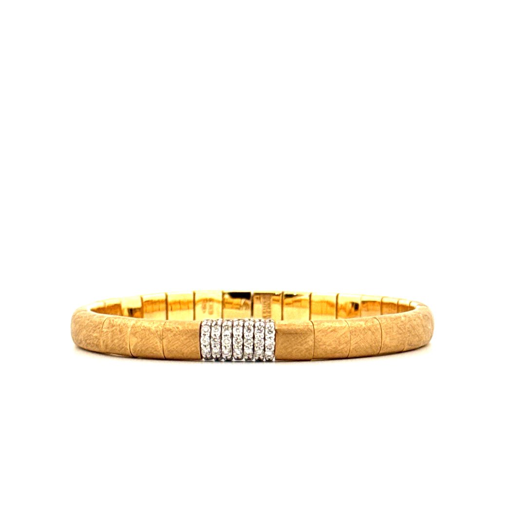 Roberto Demeglio Pura Yellow Gold & Diamond Bracelet - Aurum Jewels
