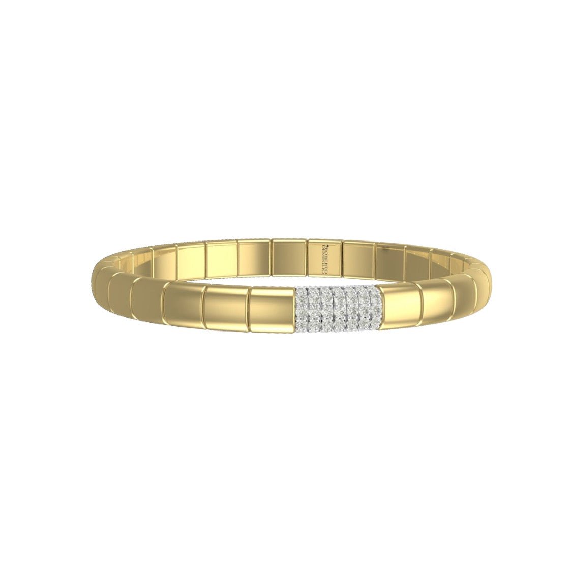 Roberto Demeglio Pura Yellow Gold & Diamond Bracelet - Aurum Jewels