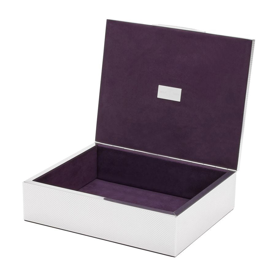 Silver Medium Watch Jewellery And Legacy Box - Aurum Jewels
