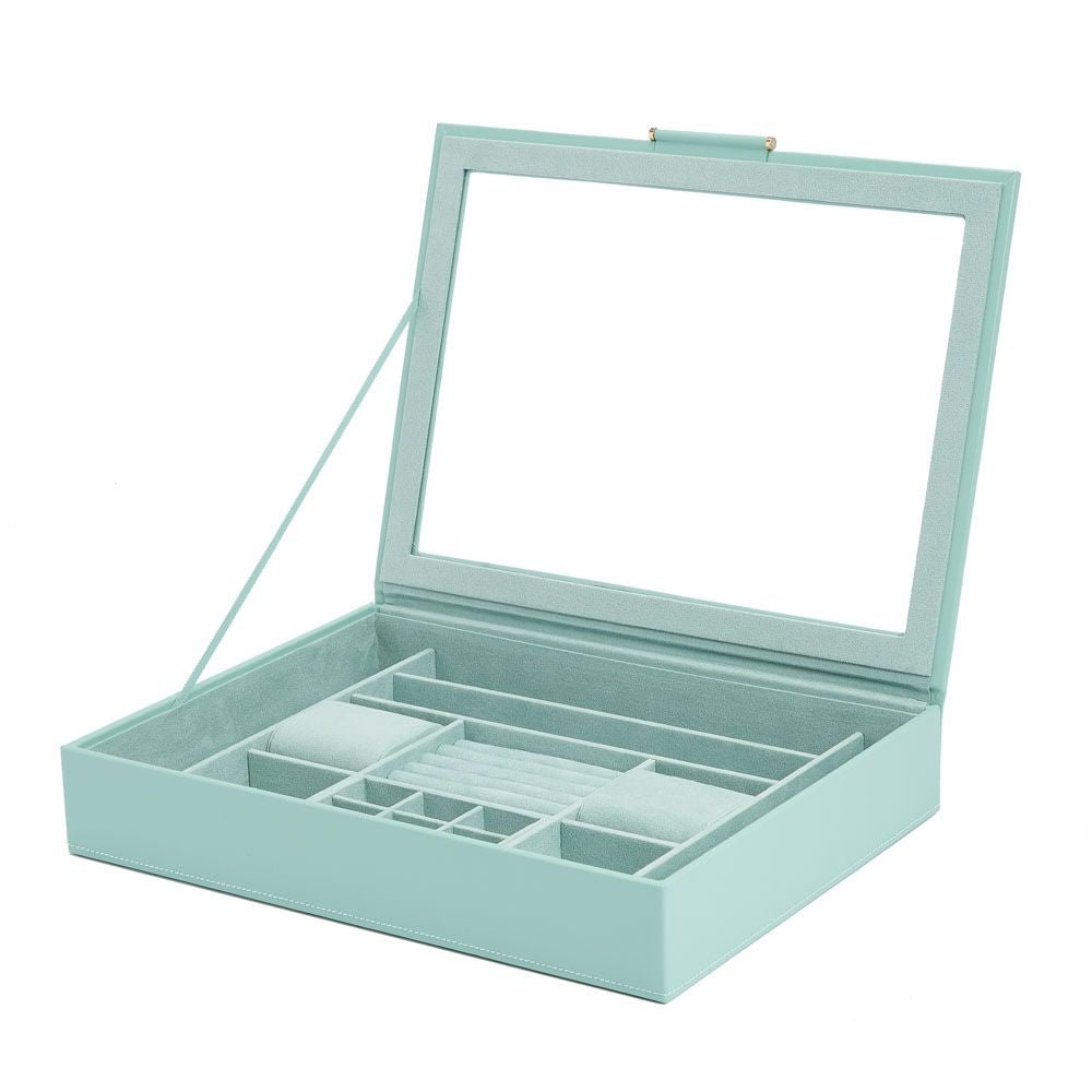 Sofia Jewellery Box with Window - Aurum Jewels